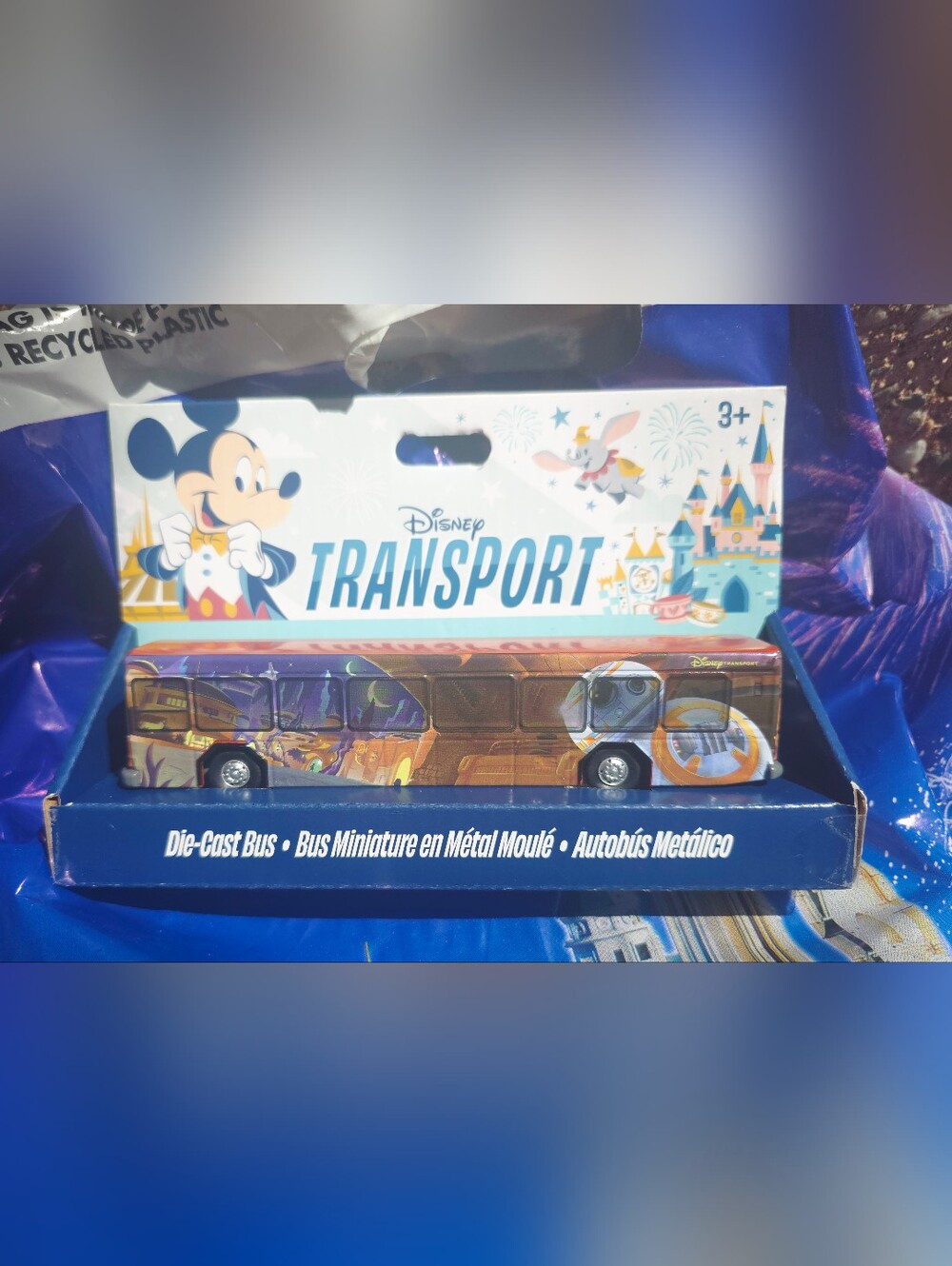 Disney Parks Star Wars Die Cast Bus Miniature Metallic Transport